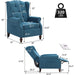 Wingback Recliner Chair with Massage and Heat (Vintage)