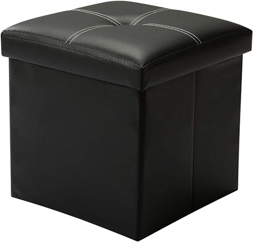 Small Square Foot Rest with Storage Ottoman