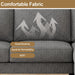 Reversible Grey Chaise Sectional Sofa