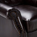 Brown Walder Reconstituted Bycast Leather Recliner