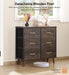 Dresser for Bedroom with 5 Drawers, Storage Drawer Organizer