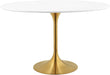 Mid-Century Oval-Shaped Dining Table, 48″