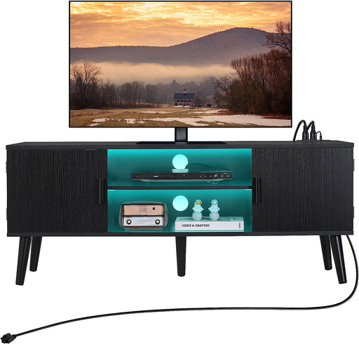 55 Inch LED TV Stand with Power Outlet