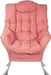 Pink High Back Armchair for Modern Living Room