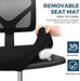Ergonomic Mesh Chair with Adjustable Height and Wheels