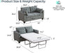 Memory Foam Sofa Bed for Small Spaces