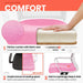 Ergonomic Pink Swivel Chair for Home Office