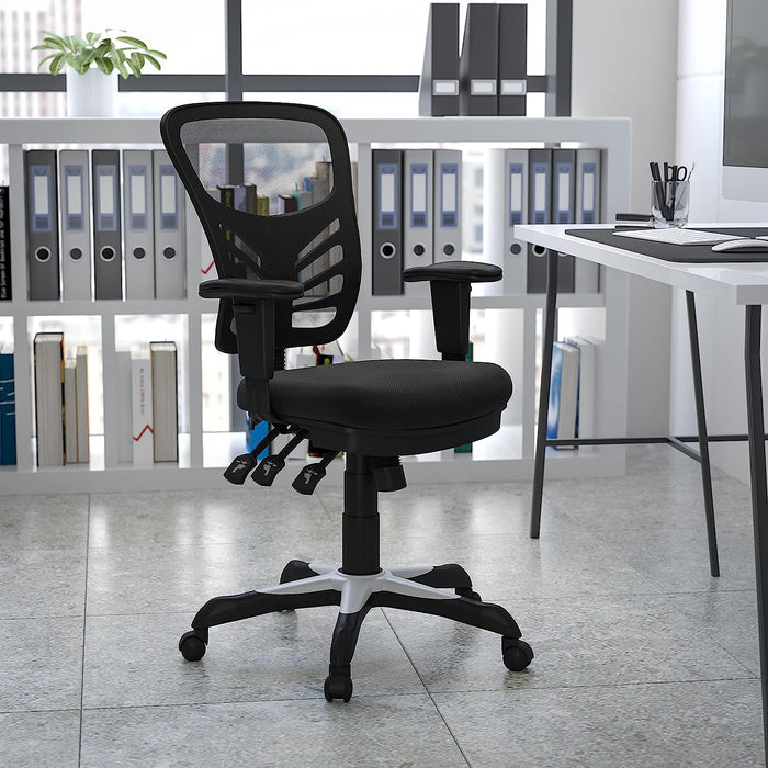 Adjustable Arm Mesh Executive Office Chair