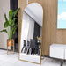 Arched Full Length Mirror, Gold Aluminum Frame