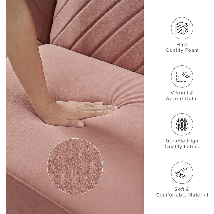 Chloe Futon Sofa Bed with Tapered Legs