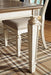 Realyn French Country Dining Extension Table, Chipped White