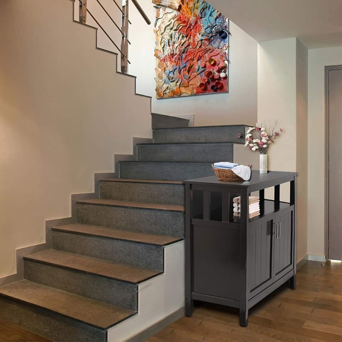 Kitchen Dining Room Buffet Storage Cabinet with Adjustable Shelf