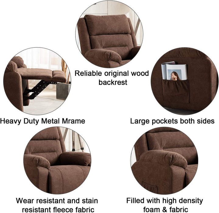 Massage Recliner Sofa Armchair with Heat