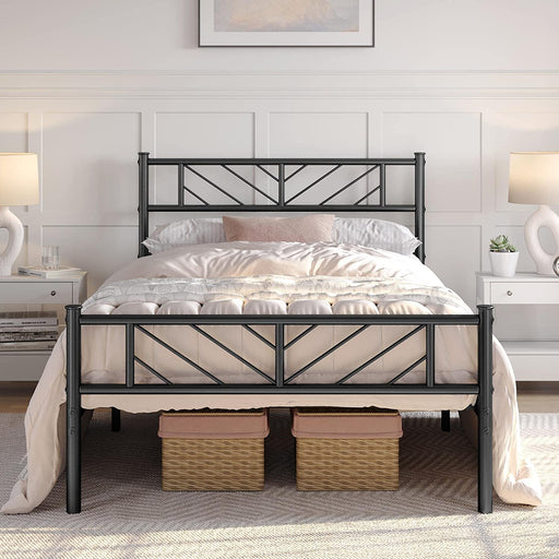 Twin Arrow Design Metal Platform Bed Frame