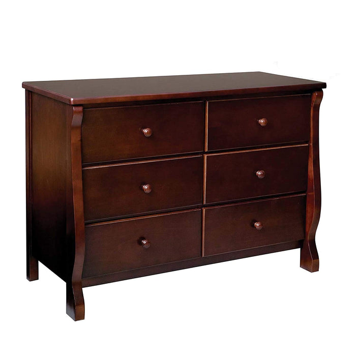 Universal 6-Drawer Dresser, Greenguard Gold, Black Cherry