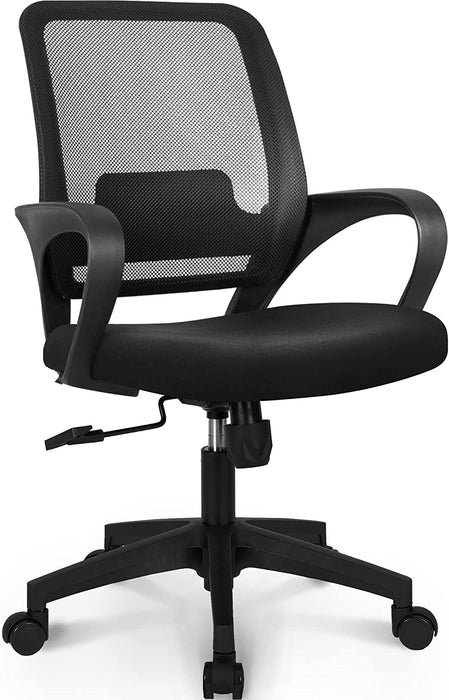 Ergonomic Black Mesh Office Chair with Lumbar Support