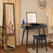 Vanity Desk with 3-Color Lighted Flip Top Mirror