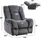 Electric Power Recliner Chairs with USB Charge Port