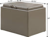 Gray Ottoman with Storage by Designs4Comfort