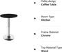 23.6'' Adjustable Height Wood Bar Pub Table