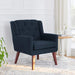 Button-Tufted Accent Chair for Comfy Living Room