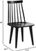 Black Spindle Farmhouse Chairs