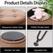 Luxury Faux Leather Storage Ottoman Footstool