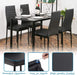 Rectangular Modern Dining Table Set for Small Spaces