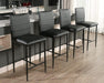Counter Height Stools Set of 4 Modern PU Leather