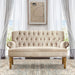 Warm Beige Hermosa Para Sala Love Seats Sofa Set