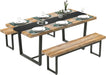 Large 6-8 Seat Farmhouse Modern Kitchen Dining Table