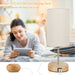 Modern Table Lamps with Pull Chain and USB Ports