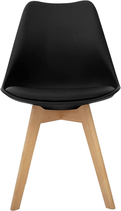 Black Mid-Century DSW Chair