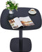 Modern Square Tulip Dining Table, 32", Black