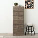 Drifted Gray Astrid 6-Drawer Tall Chest