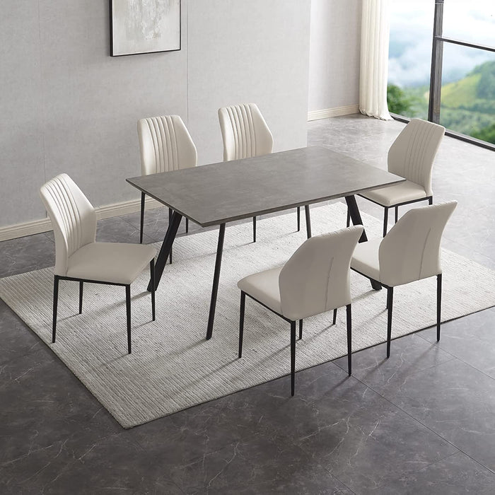 Modern Solid Wood Dining Table Set