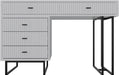 Grey Modern Makeup Vanity Dressing Table with Drawers