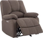 Performance Fabric Electric Glider Reclining Chair