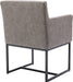 Set of 4 Upholstered Armchairs, Grey