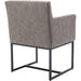 Set of 4 Upholstered Armchairs, Grey