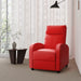 Recliner Chair, Padded Seat, Red, PU Leather