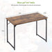 Modern Industrial Laptop Desk for Home Office