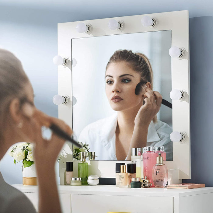 Vanity Table with Lighted Mirror for Women