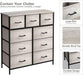 9-Drawer Storage Unit Organizer Chest with Faux Wood Drawers