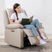 Faux Leather Electric Glider Reclining Chair