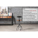 Rustic Industrial Adjustable Barstool, Set of 2