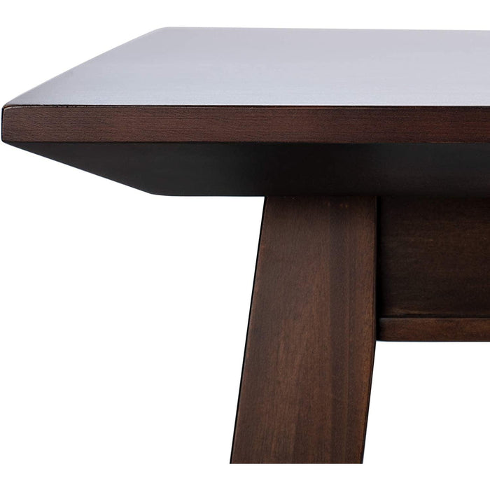 Brayson Modern Walnut Rectangle Dining Table