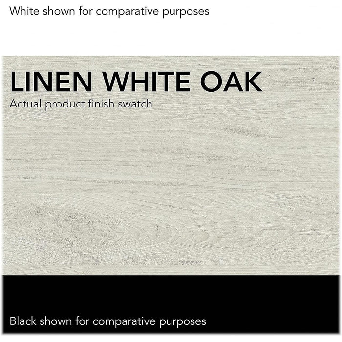 Linen White Oak Bookcase Set by Bush Furniture