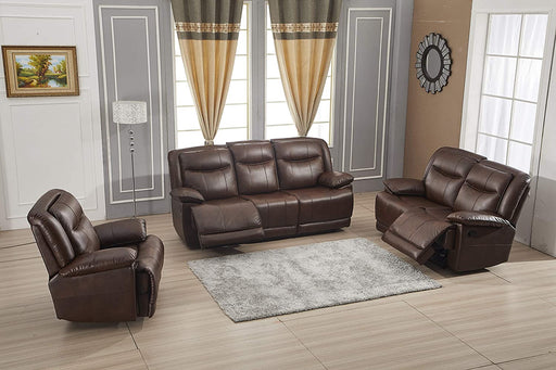 Brown Reclining Living Room Set