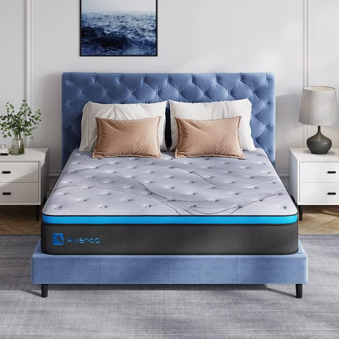 10″ Queen Hybrid Mattress with Gel Memory Foam - ShipItFurniture